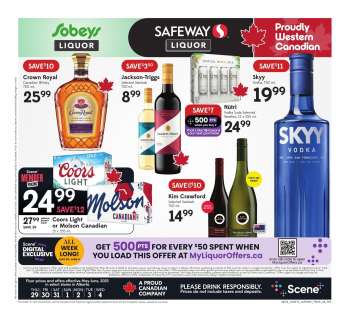 Sobeys Liquor Flyer - May 29, 2025 - June 04, 2025.