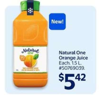 Natural One Orange Juice