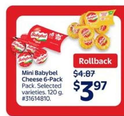 Mini Babybel Cheese 6-Pack