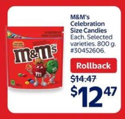 M&M's Celebration Size Candies