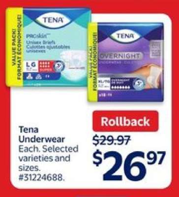 Tena Underwear