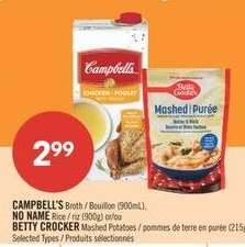 BETTY CROCKER MASHED POTATOES