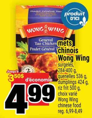 mets Chinois Wong Wing