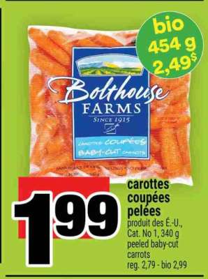 CAROTTES COUPÉES PELÉES