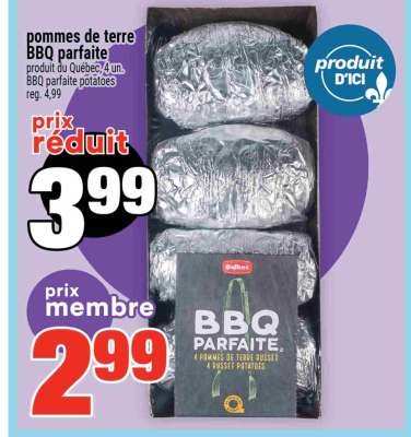 POMMES DE TERRE BBQ PARFAITE