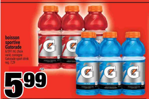 BOISSON SPORTIVE GATORADE