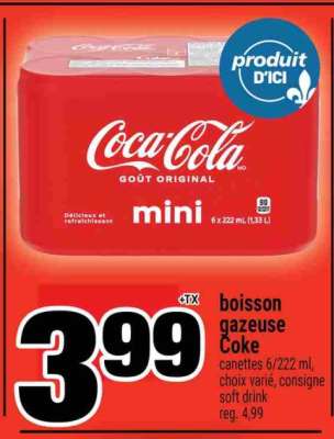 Boisson gazeuse Coke