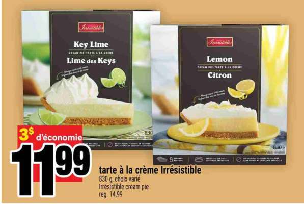 Tarte à la crème irrésistible