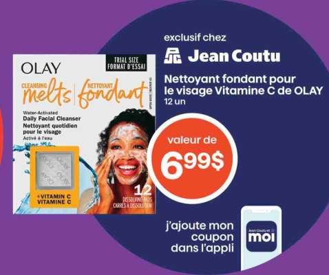 Nettoyant fondant pour le visage Vitamine C de OLAY