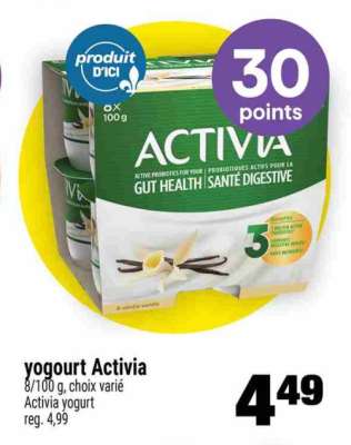 Yogourt Activia