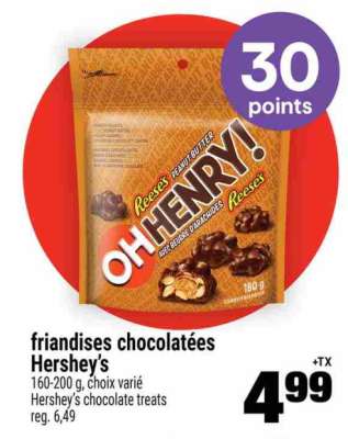 friandises chocolatées Hershey’s