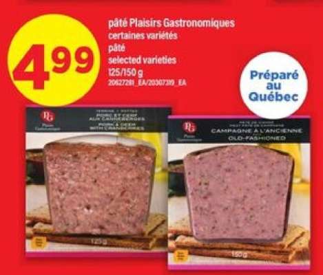 pâté Plaisirs Gastronomiques