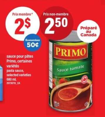 Primo Sauce tomate