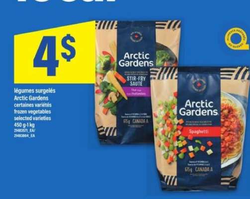 Arctic Gardens légumes surgelés