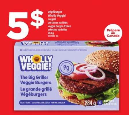 végéburger Wholly Veggie!