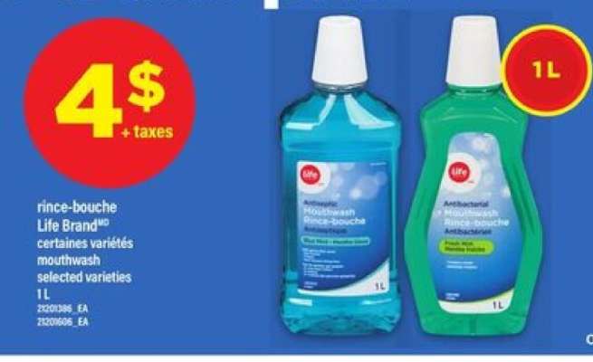 LIFE BRAND MOUTHWASH