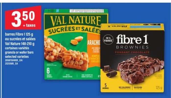 Val Nature & Fibre 1 Bars