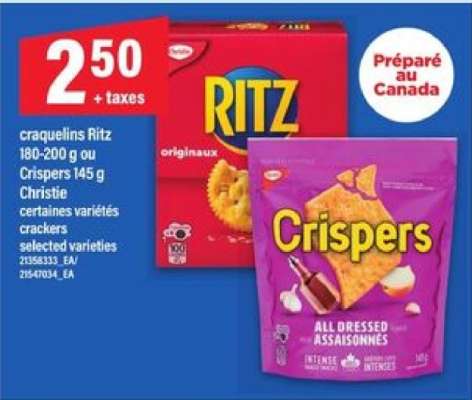 Ritz ou Crispers
