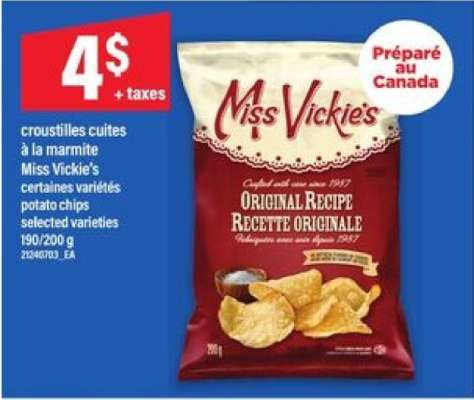 Miss Vickie's Original Recipe Potato Chips