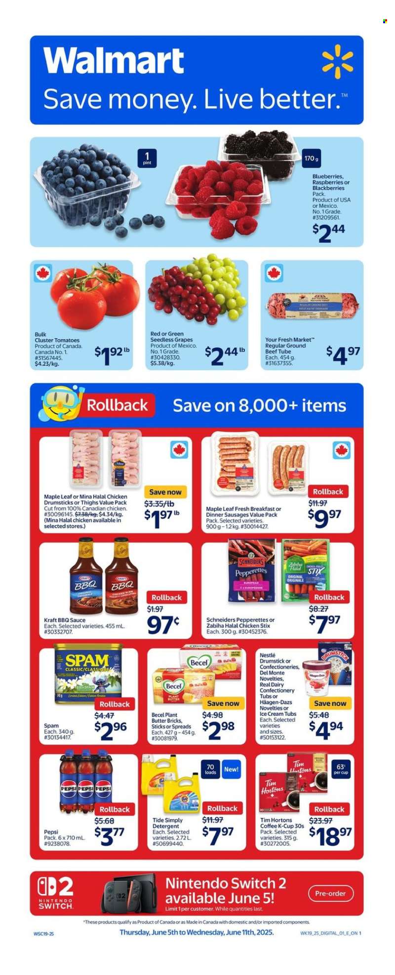 Walmart Flyer - June 05, 2025 - June 11, 2025.
