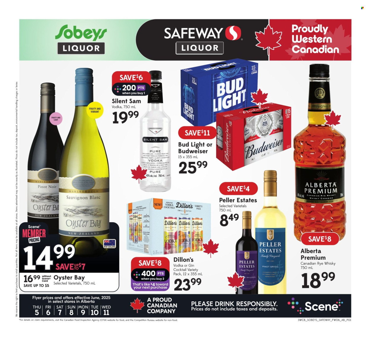 Sobeys Liquor flyer - June 05, 2025 - June 11, 2025. Page 1