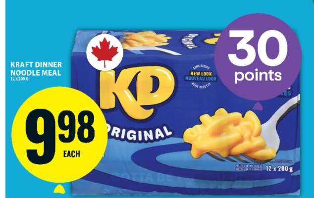Kraft Dinner Noodle Meal