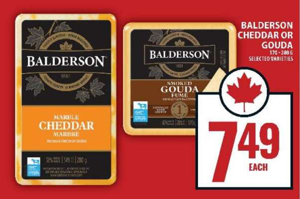 BALDERSON CHEDDAR OR GOUDA