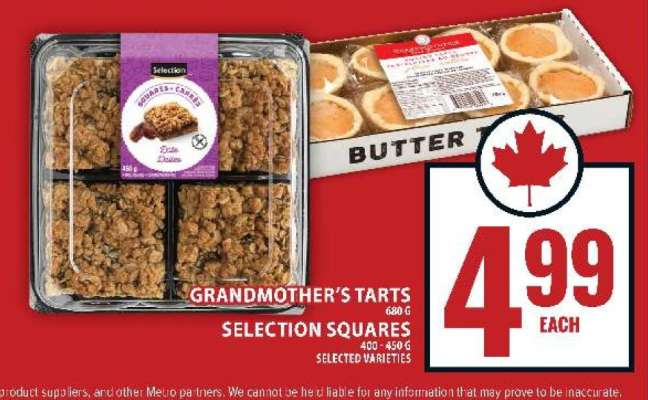 Grandmother's Tarts / Selection Squares