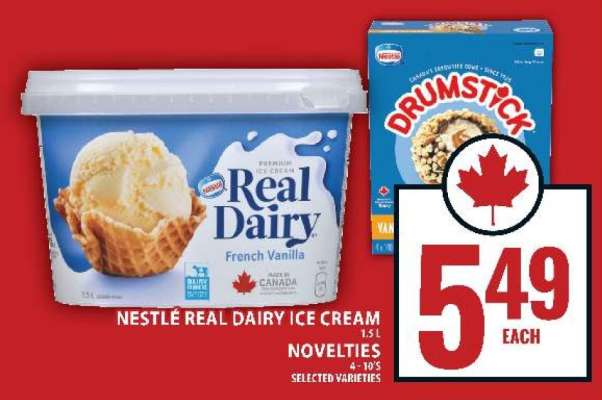 Nestlé Real Dairy Ice Cream & Novelties
