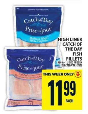 HIGH LINER CATCH OF THE DAY FISH FILLETS