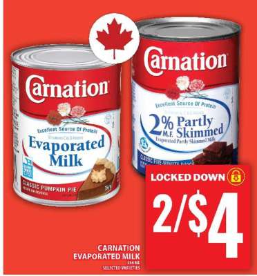 CARNATION EVAPORATED MILK