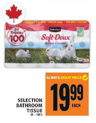 SELECTION BATHROOM TISSUE
