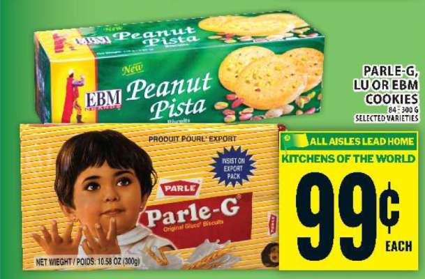 PARLE-G, LU OR EBM COOKIES