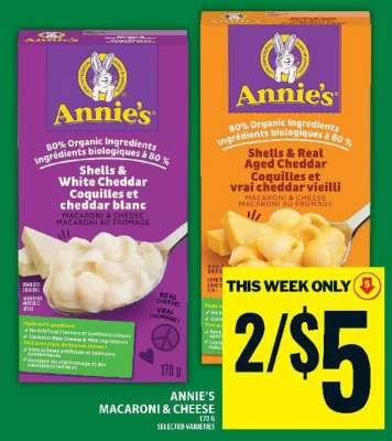 ANNIE’S MACARONI & CHEESE
