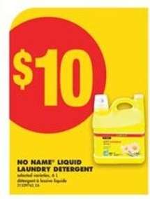 NO NAME LIQUID LAUNDRY DETERGENT