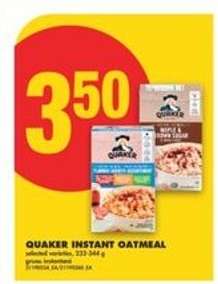 Quaker Instant Oatmeal