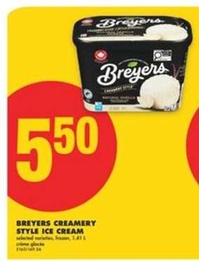 Breyers Creamery Style Ice Cream