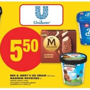 BEN & JERRY'S ICE CREAM / MAGNUM NOVELTIES
