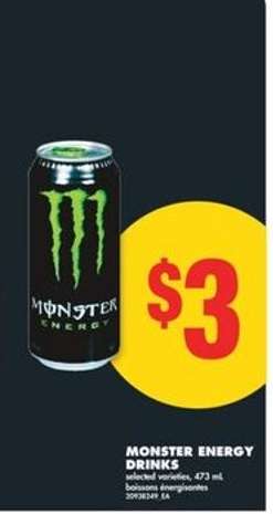 MONSTER ENERGY DRINKS