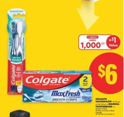 Colgate Toothpaste & Manual Toothbrush