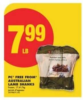PC® FREE FROM® AUSTRALIAN LAMB SHANKS