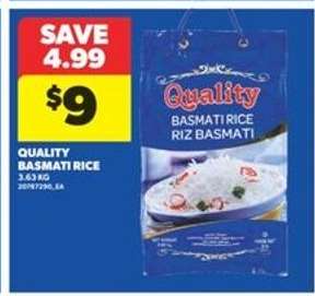 QUALITY BASMATI RICE