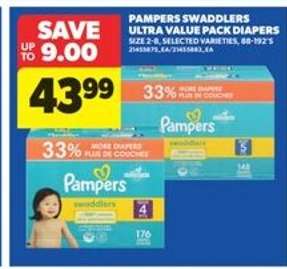 Pampers Swaddlers Ultra Value Pack Diapers