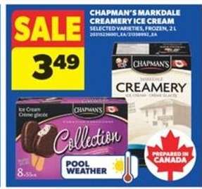CHAPMAN'S Markdale Creamery Ice Cream