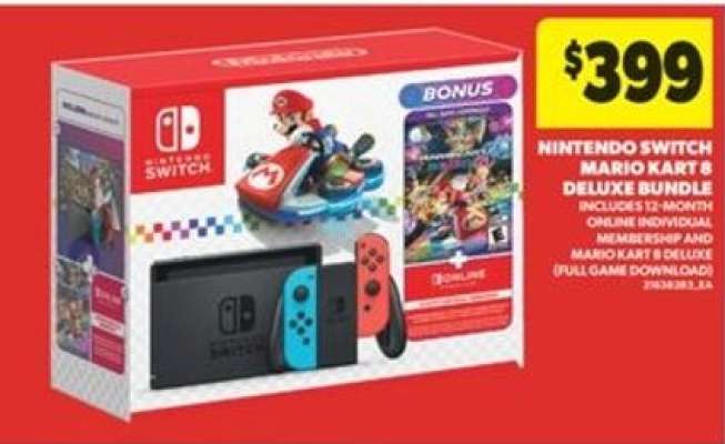 Nintendo Switch Mario Kart 8 Deluxe Bundle