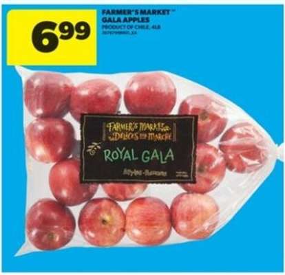 Farmer's Market Gala Apples