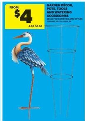 Garden Décor, Pots, Tools and Watering Accessories