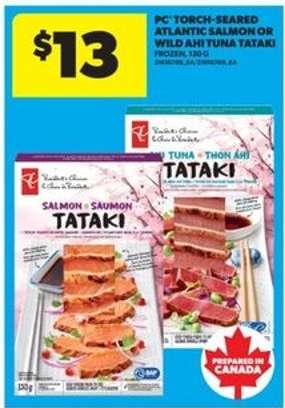 PC Torch-Seared Atlantic Salmon or Wild Ahi Tuna Tataki