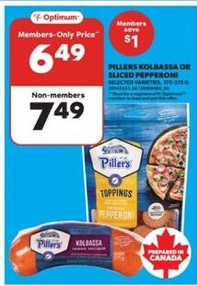 PILLERS KOLBASSA OR SLICED PEPPERONI