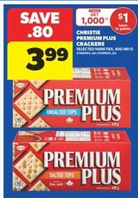 Christie Premium Plus Crackers